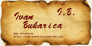 Ivan Bukarica vizit kartica